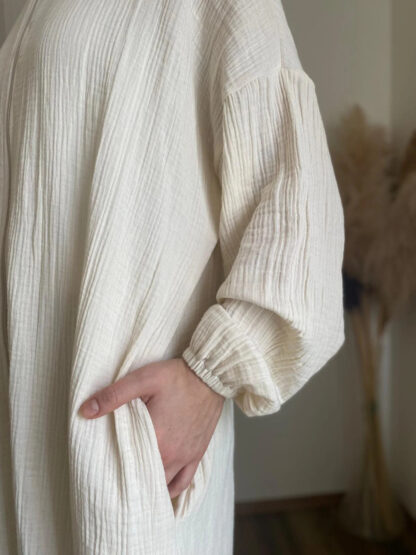 NIL - Abaya Set in Naturel – Bild 4