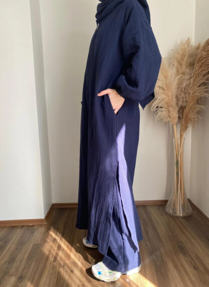 NIL Abaya-Set in Nachtblau